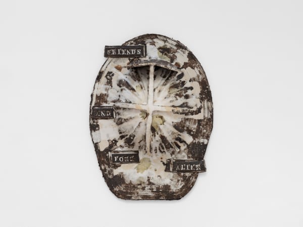 Francisco Valdés Firefighter Helmet I, 2023 Glazed stoneware 18 x 31 x 40 cm 7 1/8 x 12 1/4 x 15 3/4 in