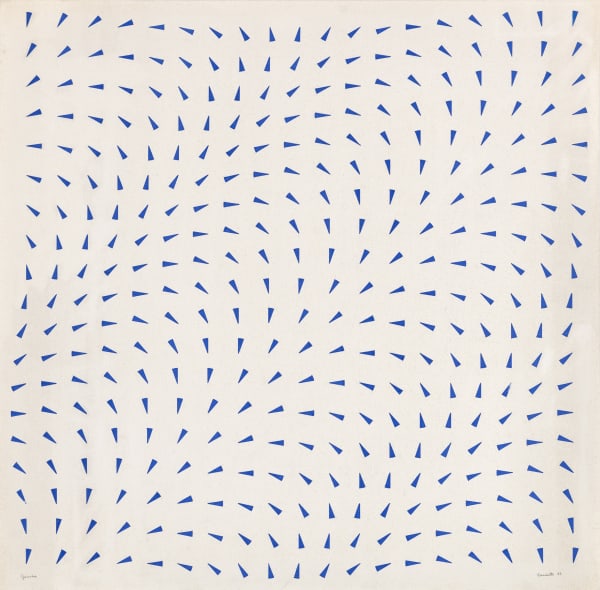 Luiz Sacilotto 1924 - 2003Study, 1982 Gouache on paper 59 x 59 cm 23 1/4 x 23 1/4 in