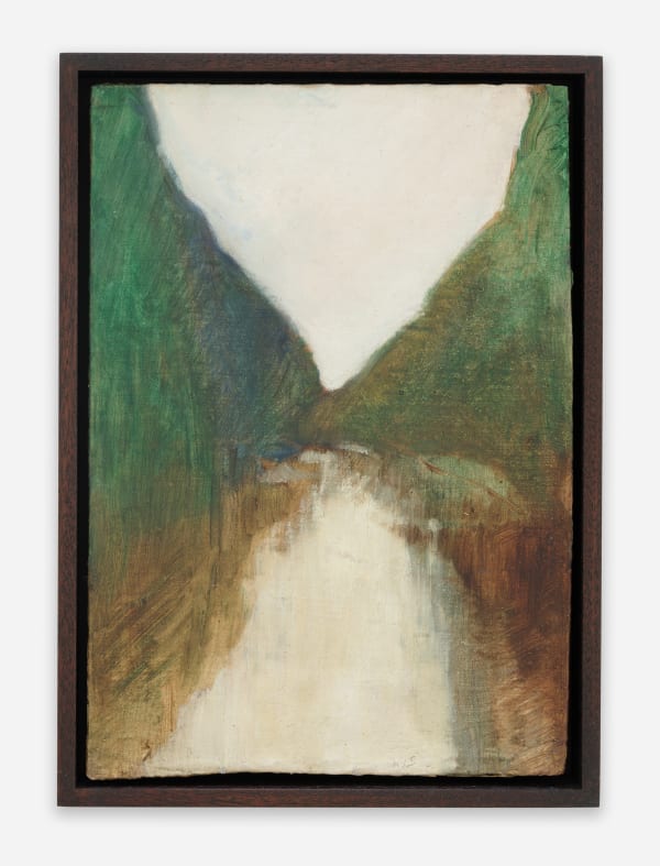 Katie van Scherpenberg b. 1940Igarapé, 1968 Signed & dated on reverse Oil on wood 23.5 x 16.5 cms 9 1/4 x 6 1/2 inches