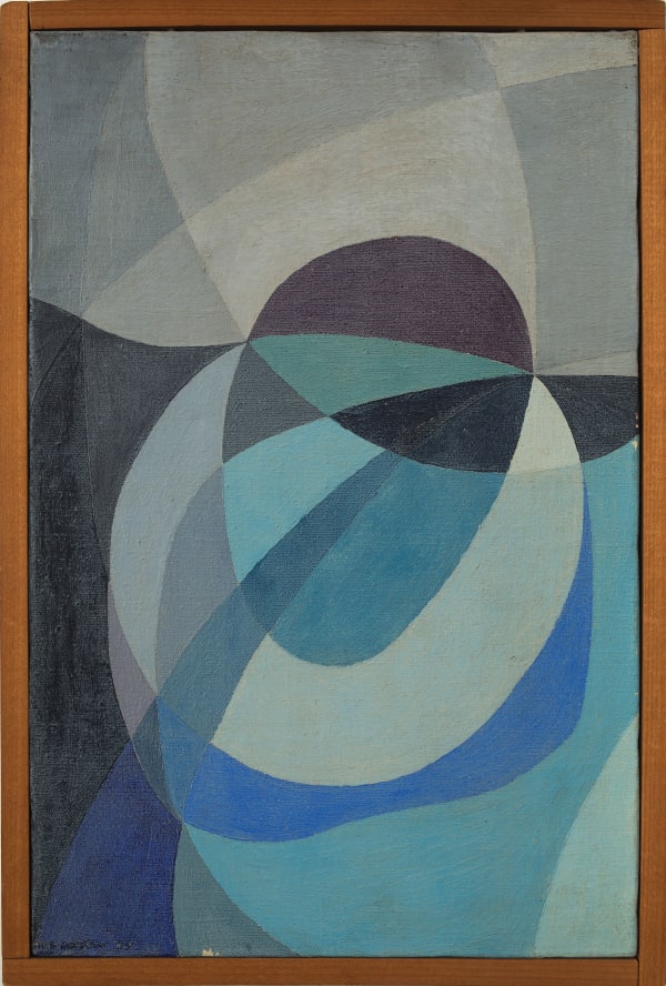 Willys DE CASTRO Pierrot , 1953 Oil on canvas 33 x 22 cm