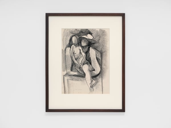 Katie van Scherpenberg Untitled, 1980s Charcoal on paper Unframed: 30 x 21 cm (11 3/4 x 8 1/4) Framed: 42.5 x 34 cm (16 3/4 x 13 3/8 in)