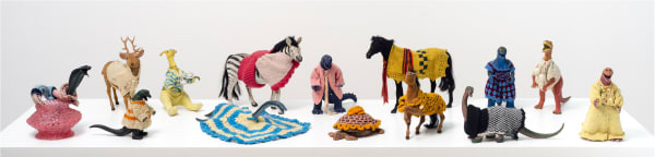 Estate of Feliciano Centurión, Selection of plastic toys from the 'Familia' [Family] series , c.1990