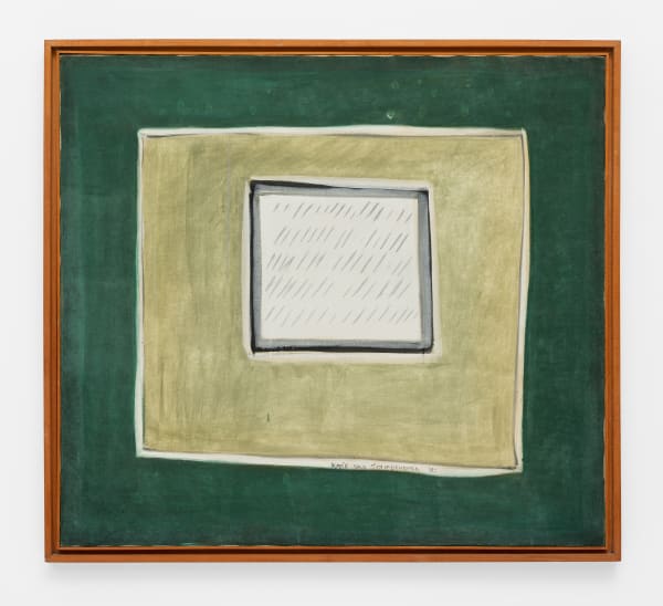 Katie van Scherpenberg Untitled, 1987 Oil on canvas 90.5 x 100.5 cm 35 5/8 x 39 5/8 in Series: Signed & dated on reverse