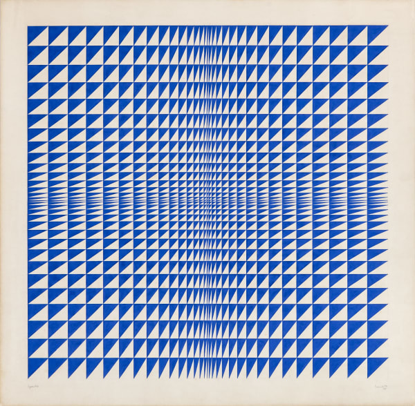 Luiz Sacilotto 1924 - 2003Study, 1979 Gouache on paper 66 x 66 cm 26 x 26 in