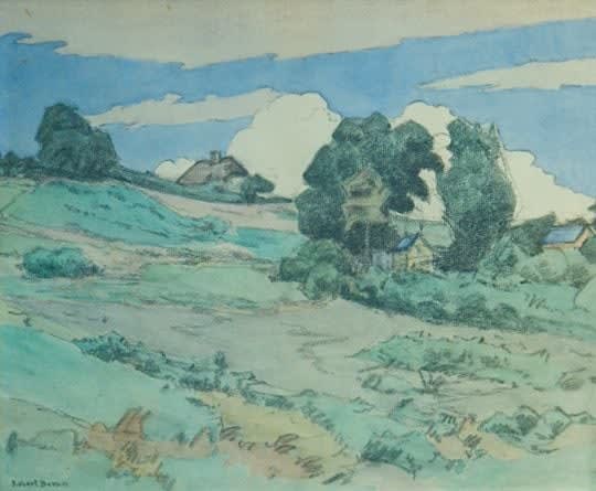 Modern British Paintings, 'Lupitt Common' by Robert Bevan