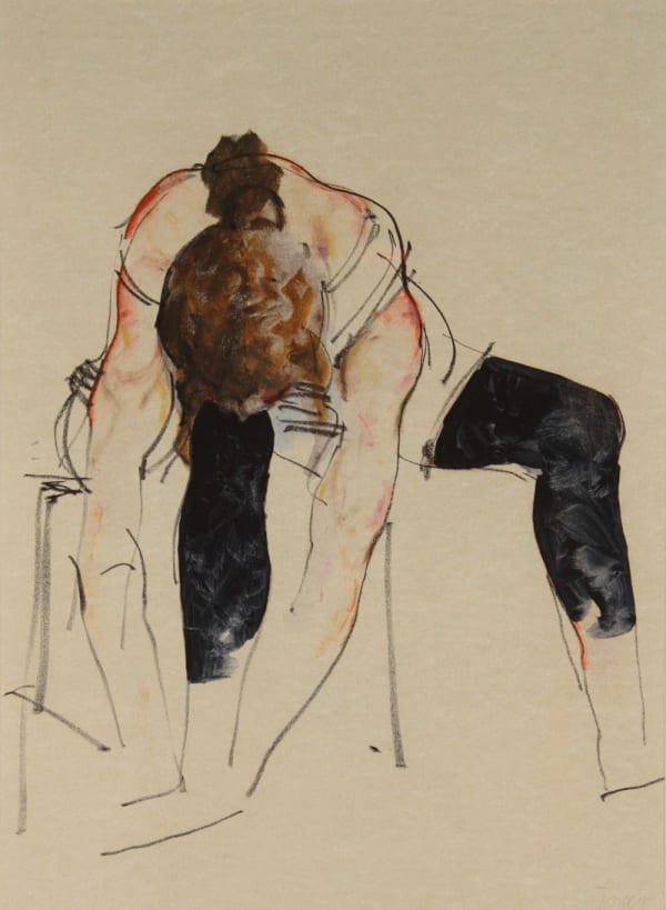 Donald Hamilton Fraser, Dancer Study, Black Tights