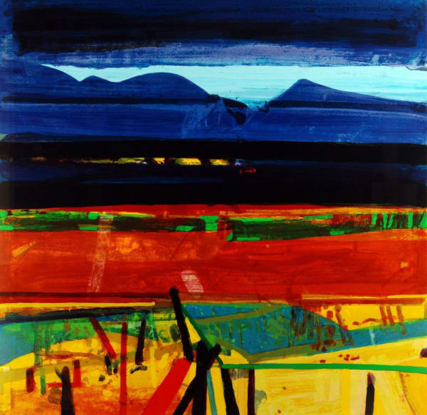 Barbara Rae RA, Achill Fence, 2013