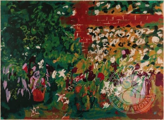 John Piper, Terrace with Red Pots