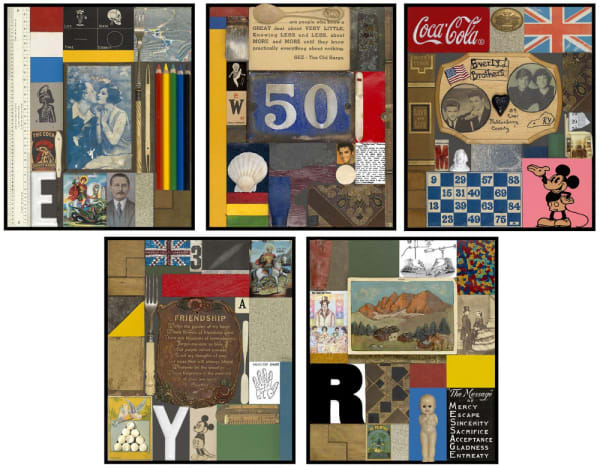 Peter Blake, Wooden Puzzle Series Set, 2013