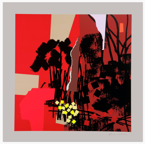 Bruce Mclean, Red Hot Autumn, 2021