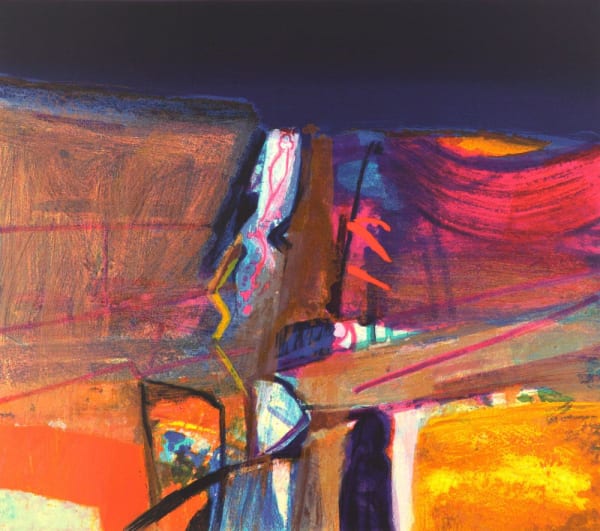 Barbara Rae RA, Quarry Edge, 2010