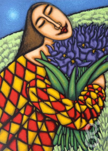 Estienne Sheppard, Embracing Irises