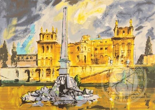 John Piper, Duchene Fountain Blenhiem