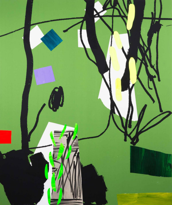 Bruce Mclean, Dream Garden Mono 22, 2017