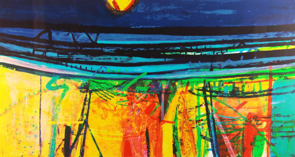 Barbara Rae RA, Seafence, 2012