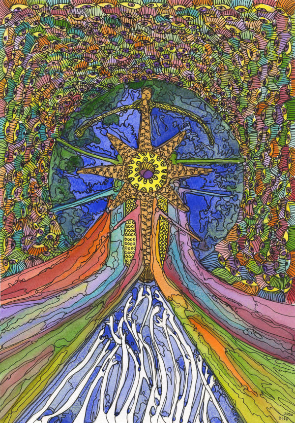 Juliet St John Nicolle, Despite Viewing Christmas Light, Unable to Absorb the Colour