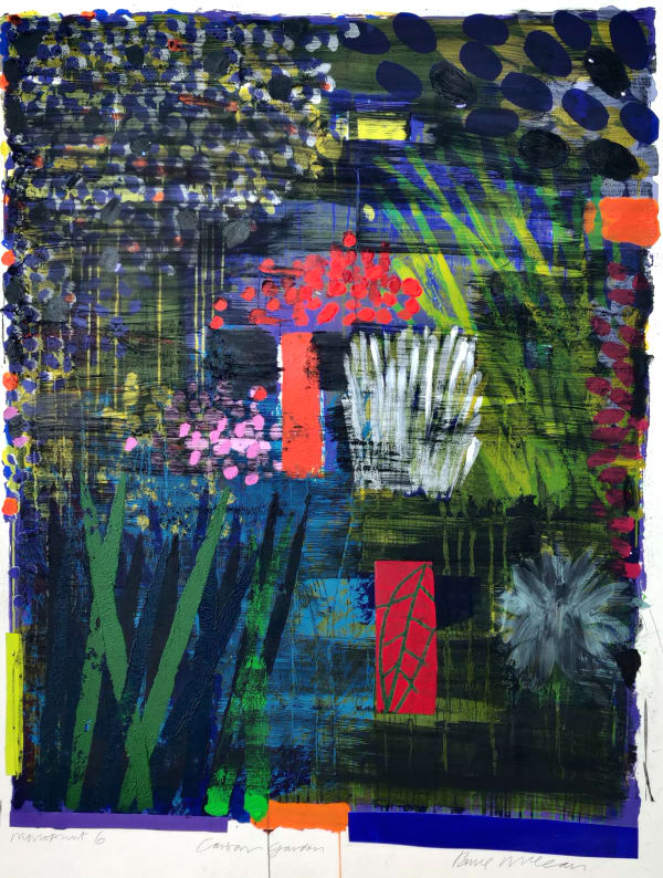 Bruce Mclean, Large Mono 6 - Carbon Garden