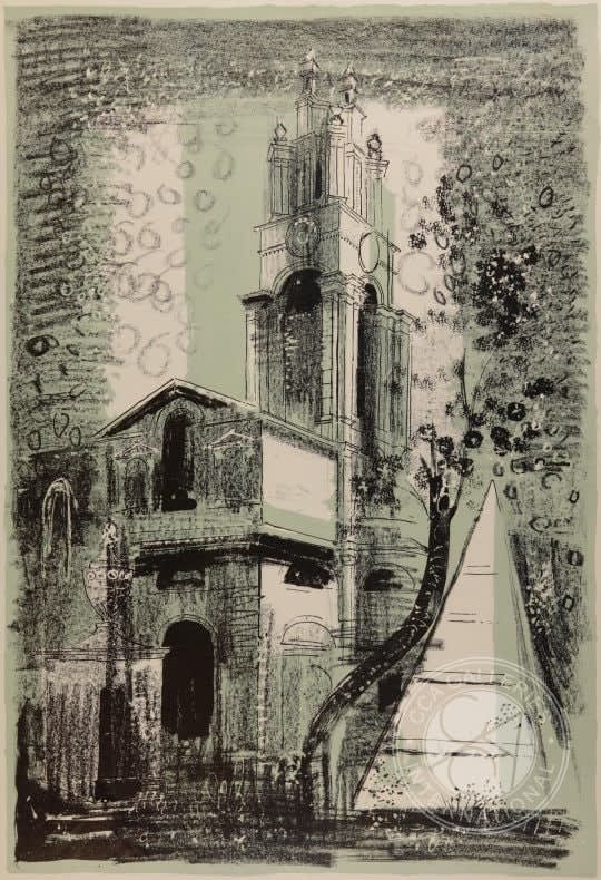 John Piper, St Anne's, Limehouse
