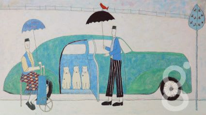 Annora Spence, Three Dogs in a Car