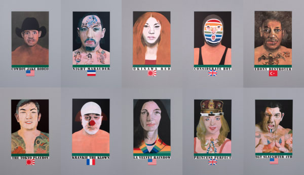 Peter Blake, Wrestlers Set, 2017