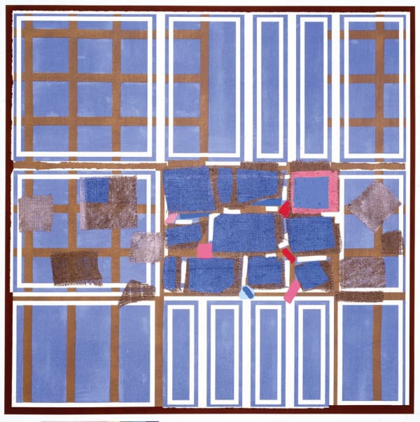 Sandra Blow, Blue Brown Interweave, 2005