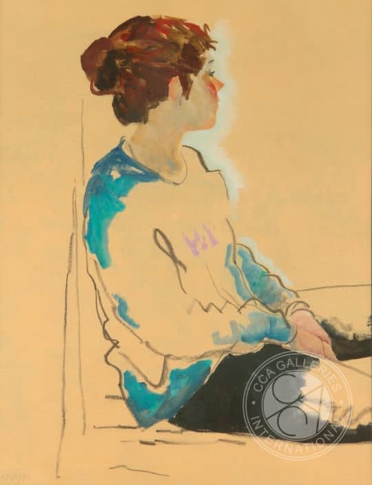 Donald Hamilton Fraser, Seated Dancer