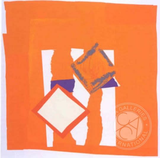 Sandra Blow, Orange Field , 2000