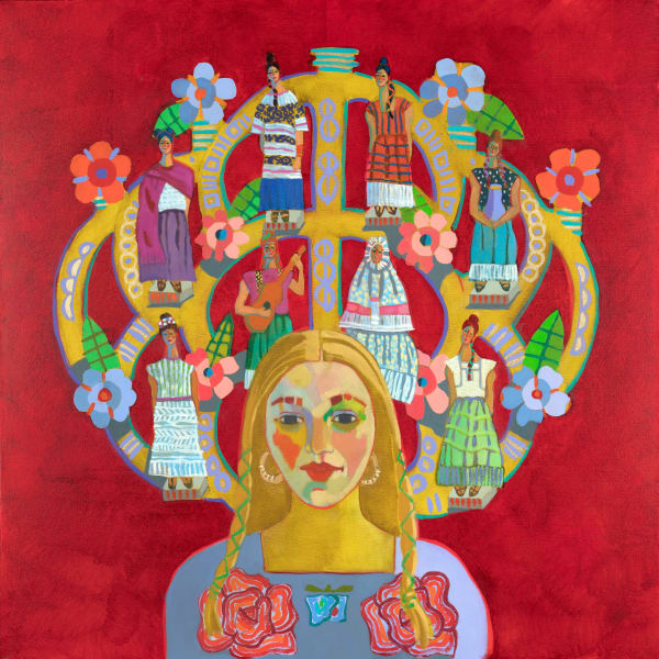 Self Portrait in a Velvet Dress: Frida’s Wardrobe on My Mind