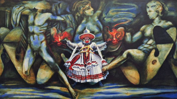 Self Portrait with Hercules, 1994