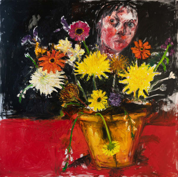 Shani Rhys James MBE, Chrysanthemums and Gerberas, 2023