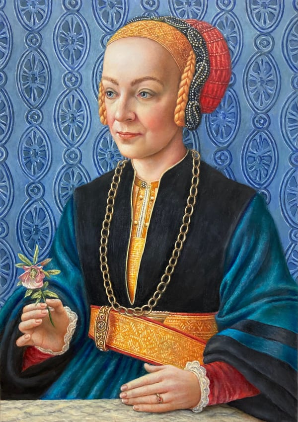 Sally Moore, Hellebore (After Bartholomaus Bruyn, German School) , 2025