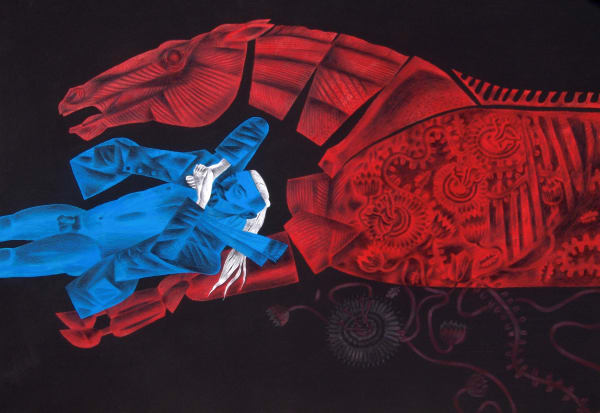 Clive Hicks-Jenkins, The Quickening (Dark Movements Series), 2015