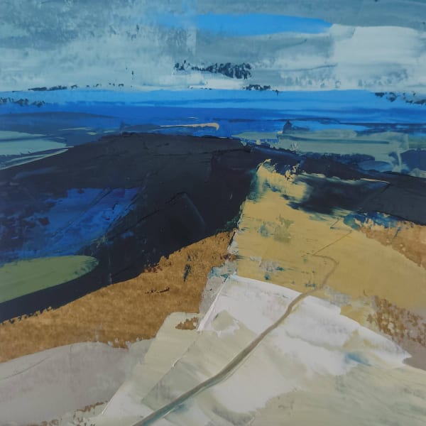 Karina Rosanne Barrett, Study for Distant Anglesey From Moel Eilio, 2024