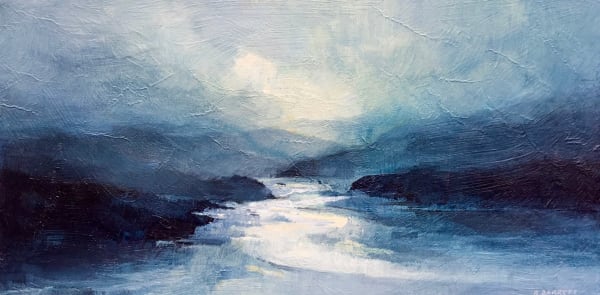 Richard Barrett, Blue Twilight, Afon Mawddach, 2023