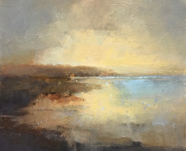 Richard Barrett, Gold Light, Low Tide, 2022