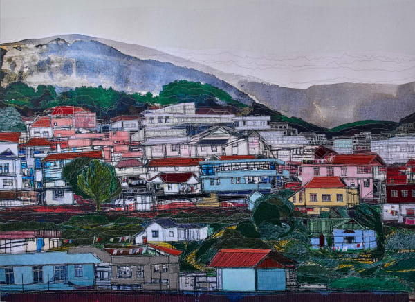 Cefyn Burgess, Treflun / Townscape, Shillong 1