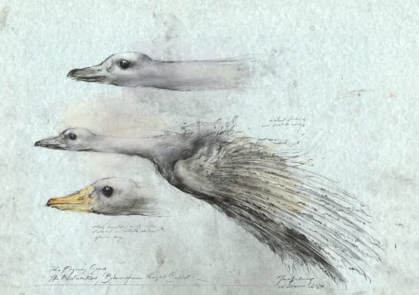 John Macfarlane, The Goose, Prop Drawing for Nutcracker Ballet, 2024