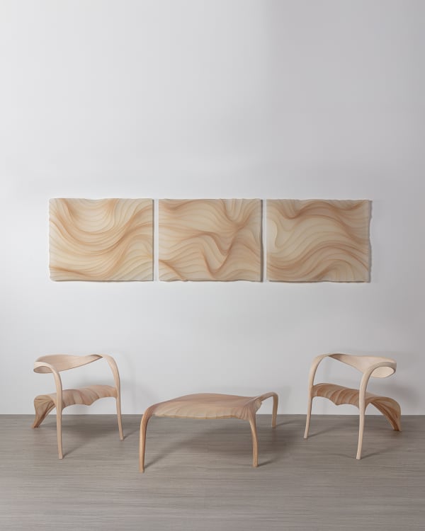 Ethereal Wall Panel Triptych