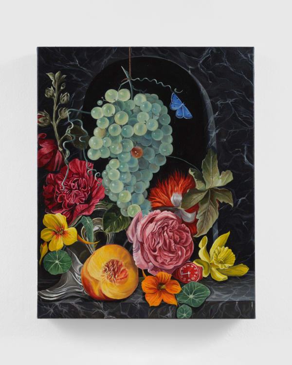 Hopie Hill Grapes, 2025 Oil on linen 20 x 16 inches (50.8 x 40.6 cm)