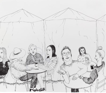 Maggie Ellis, Outdoor Dining #2, 2020