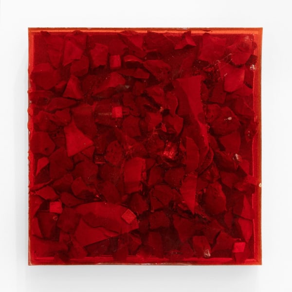 Alteronce Gumby All about Love, 2021 Gemstones and stained glass cast in resin 12 × 12 in (30.5 × 30.5 cm)