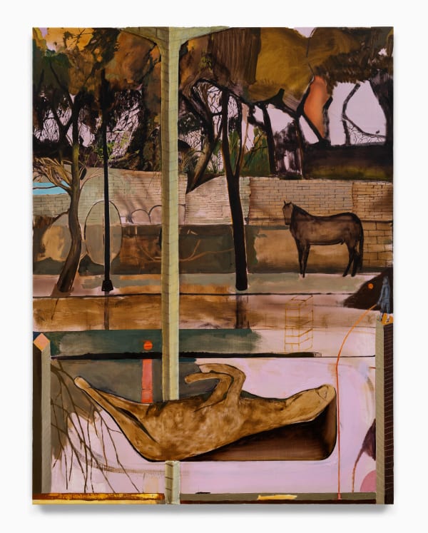 José de Jesús Rodríguez, Horse in the river, 2023