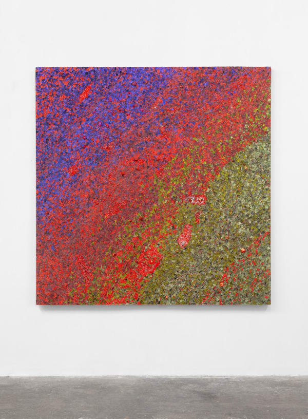 Alteronce Gumby Amazing Grace, 2021 Gemstones, painted glass and acrylic on panel 72 × 72 in (182.9 × 182.9 cm)