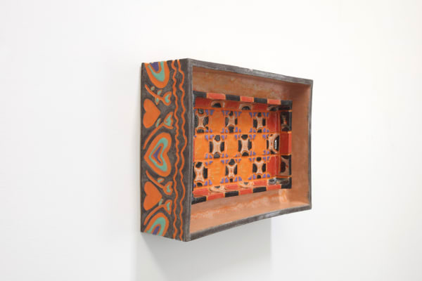 Bari Ziperstein, Orange Checkered, 2022