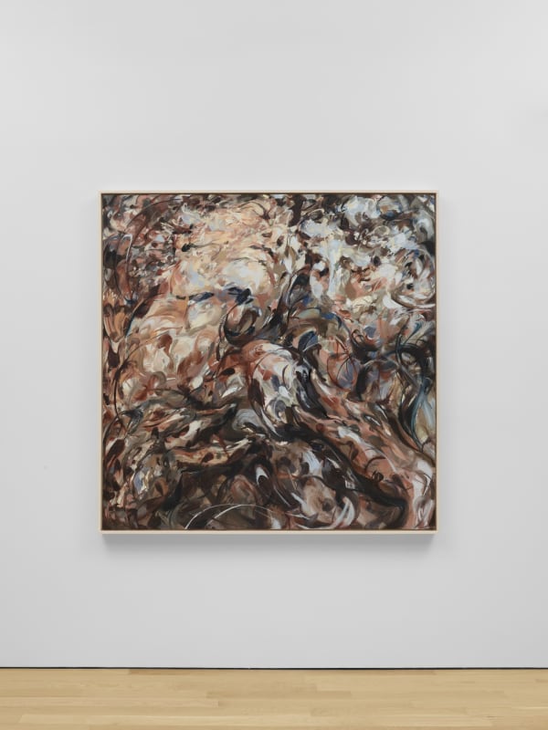 Julia Jo Carved in Stone, 2026 Oil on linen 60 x 60 x 1 inches (152.40 x 152.40 x 2.54 cm)