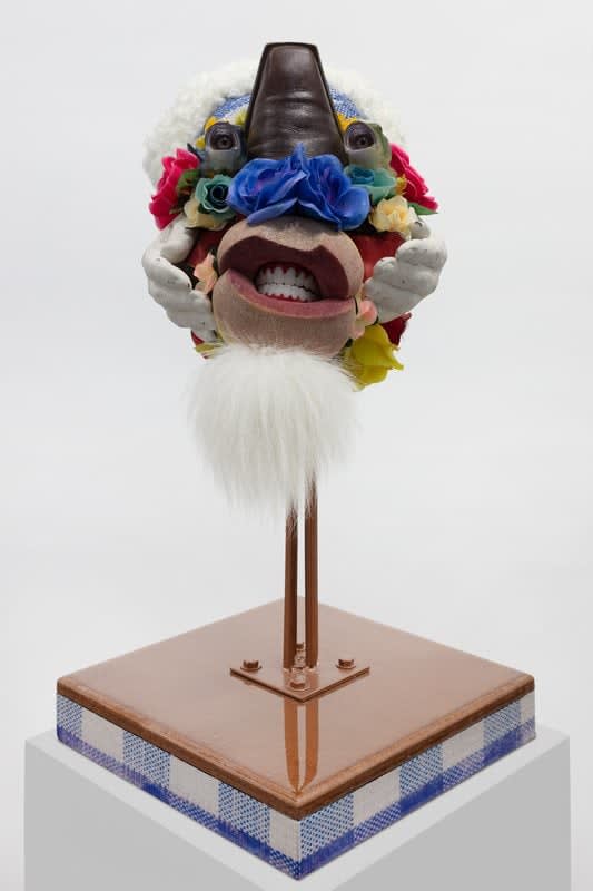 Miguel Ángel Payano Jr. Pachequito con Periquito, 2019 Mixed media 25 × 17 × 11 in. (63.5 × 43.2 × 27.9 cm)