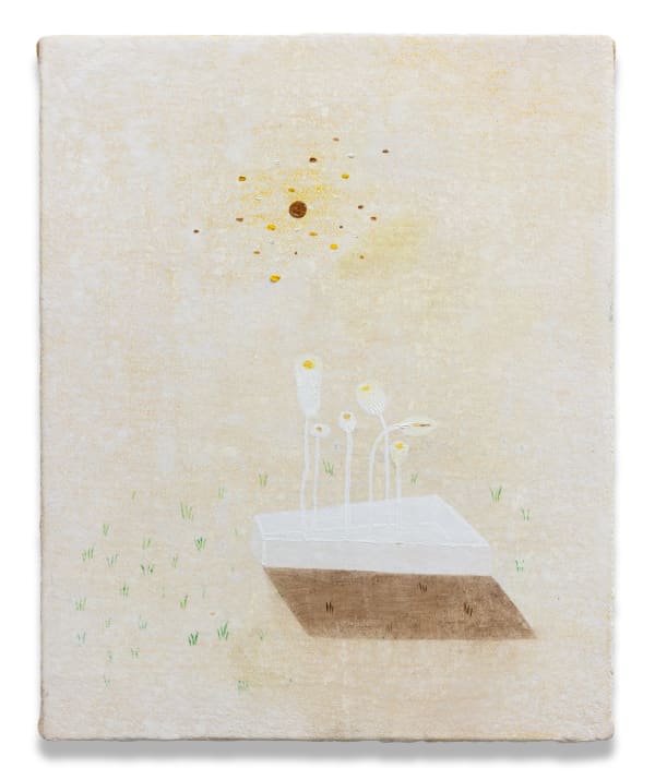 Kenny Rivero I'm Dead, 2020 Oil on canvas stretched over panel. 10 x 8 1/4 in (25.4 x 21 cm)