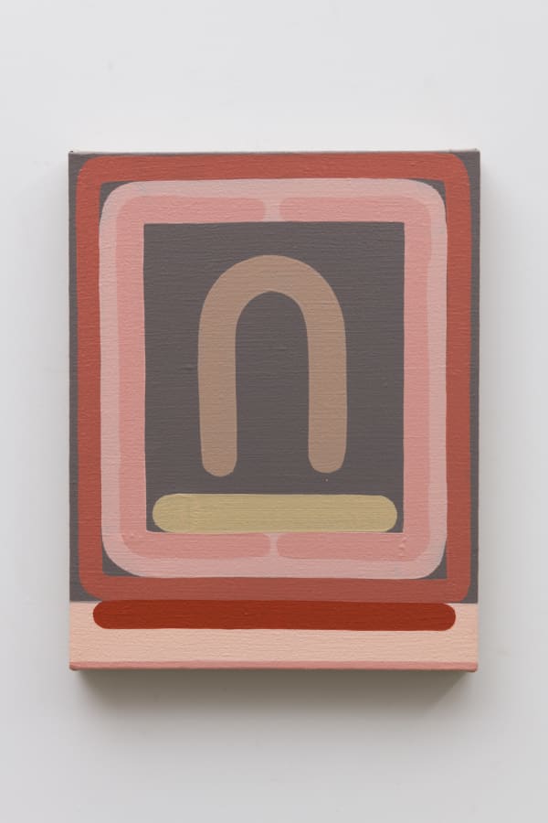 Lily Stockman Red Hook Roses, 2018 Oil on linen 14 x 11 inches