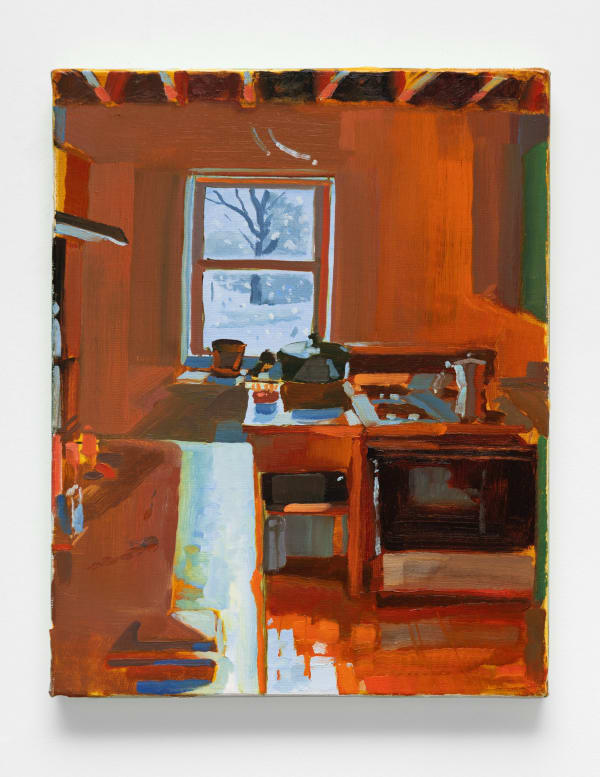 Keiran Brennan Hinton Late Winter, 2025 Oil on linen 14 x 11 inches (35.6 x 27.9 cm)