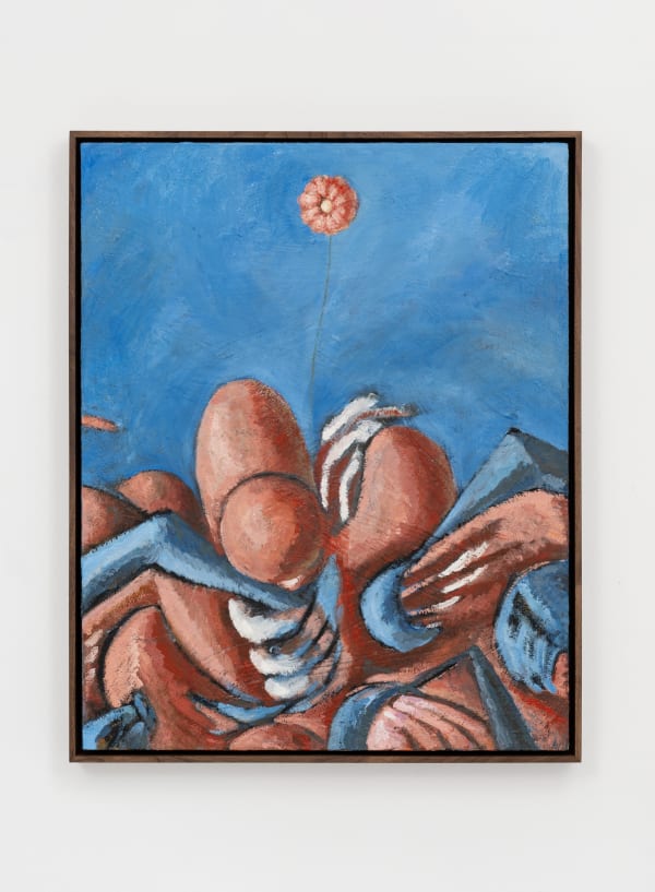 Gianna Dispenza Perennial, 2024 Oil and concrete on panel, artist-chosen frame 30 x 24 inches (76.2 x 61 cm) Framed: 32 x 25 1/5 x 2 4/5 inches (79 x 64 x 7 cm)